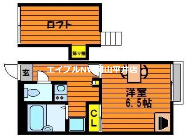 レオパレスアロハ　Ｂの物件間取画像